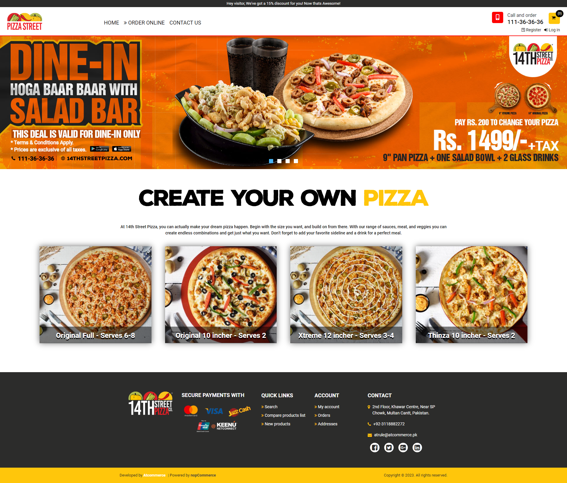 React eCommerce Store - NopCommerce Frontend
