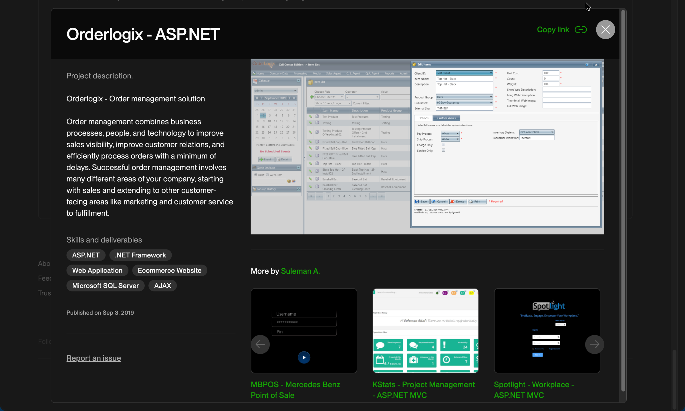 OrderLogix - Order Management System